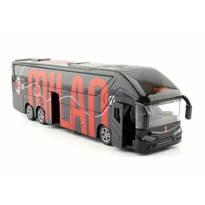 Kovový model Autobus AC Milan s otevíracími dveřmi 1:43 Pull Back
