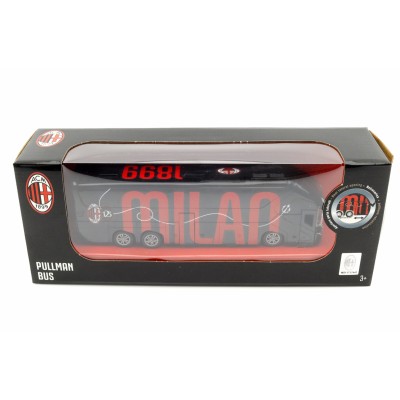 Kovový model Autobus AC Milan s otevíracími dveřmi 1:43 Pull Back