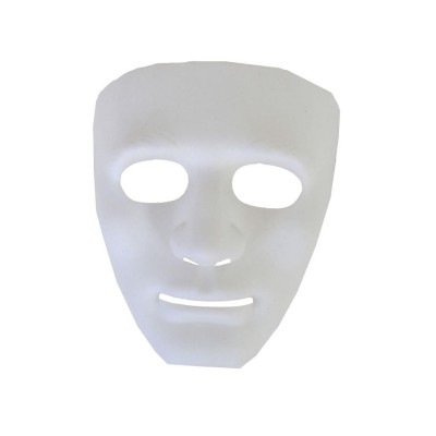 Maska bílá plastová