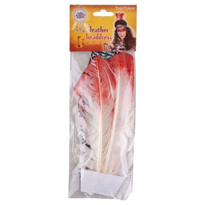 Indiánská čelenka tři péra