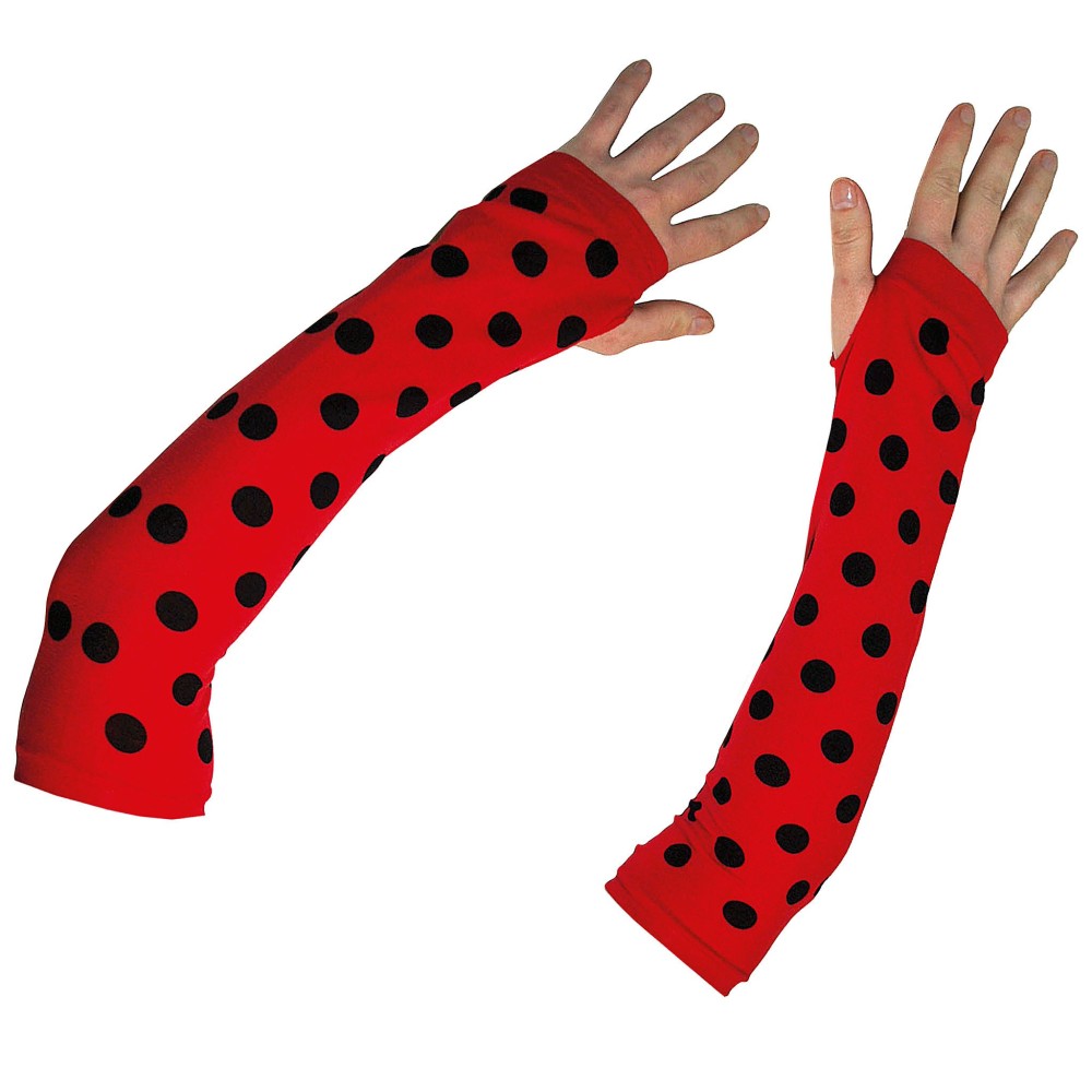 Rukavice návleky na ruce beruška