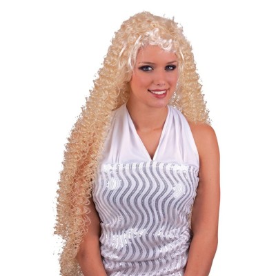 Andělská paruka dlouhá blond anděl