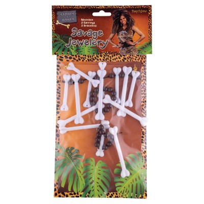 Sada pravěk šperky kosti