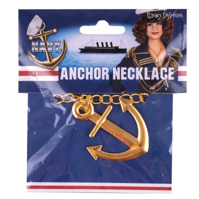Náhrdelník kotva zlatý