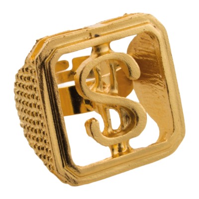 Prsten dolar kovový