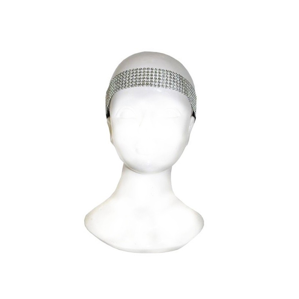 Čelenka retro stříbrná