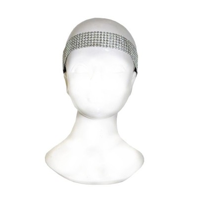 Čelenka retro stříbrná