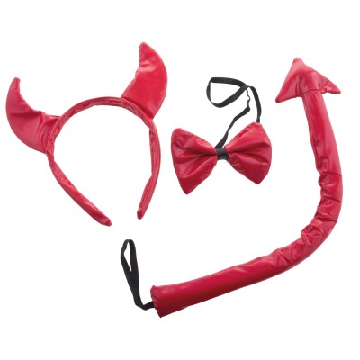 Sada čert rohy, motýlek, ocas