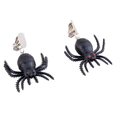 Náušnice černí pavouci čarodějnice
