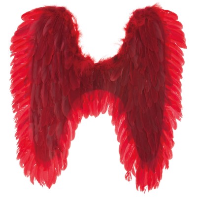 Křídla červená čertice čert 70 x 65 cm