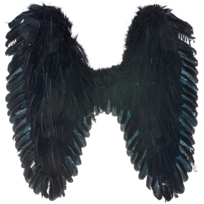 Křídla černá upír gotik 70 x 65 cm