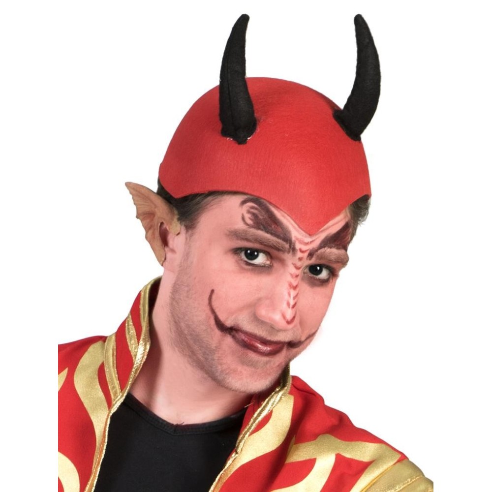 Čepice čert rohy