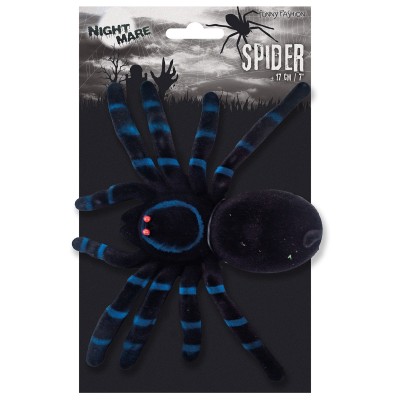 Dekorace pavouk černý 17cm