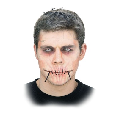 Falešná jizva zašitá pusa