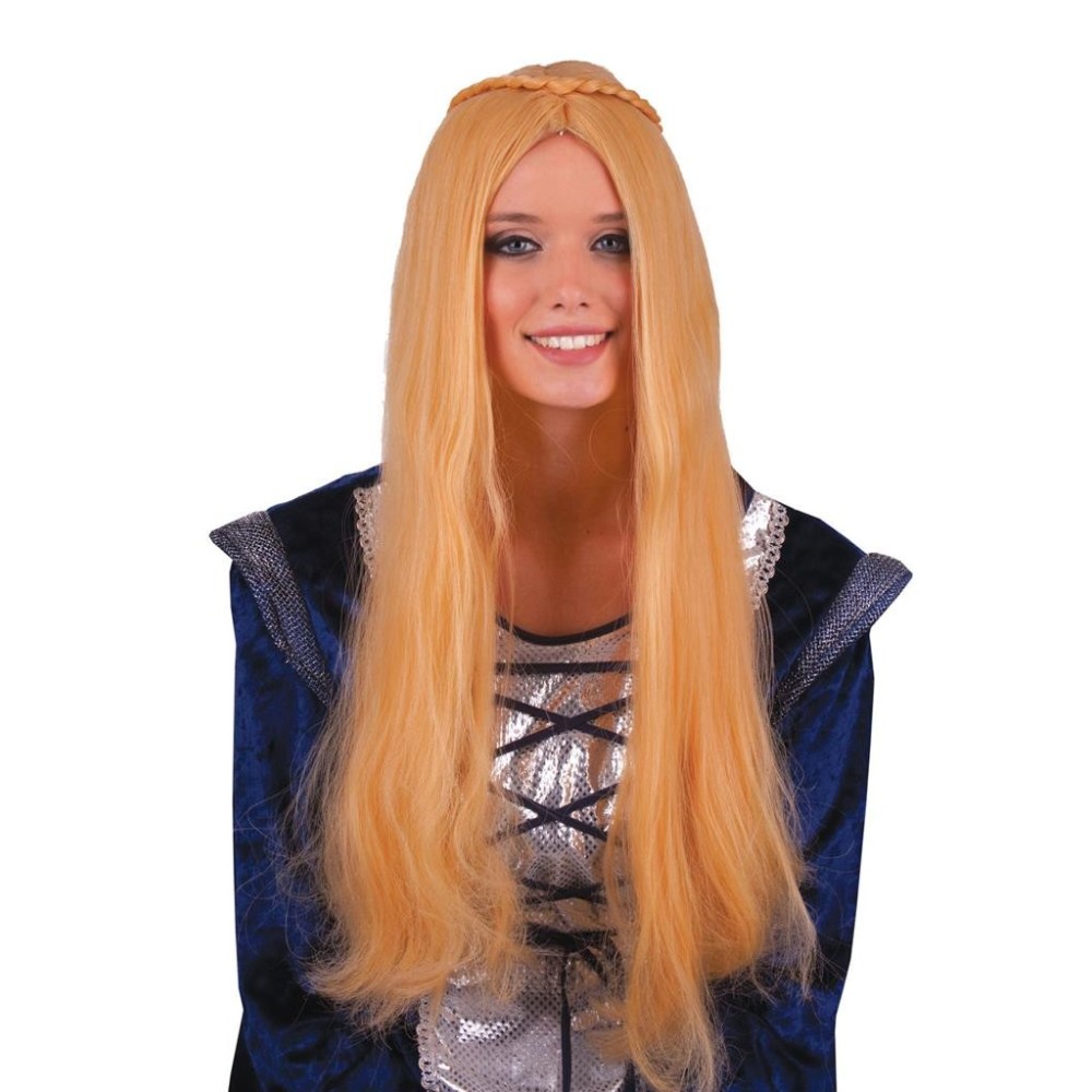 Paruka dámská dlouhá s copánkem