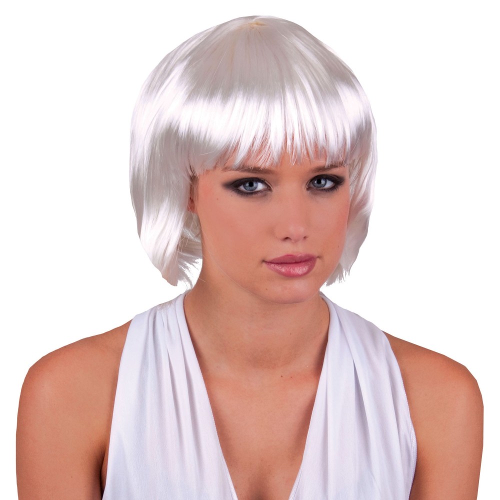 Paruka dámská bílá mikádo