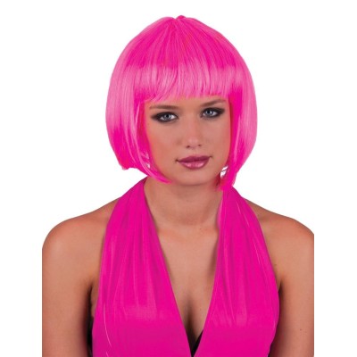 Paruka dámská růžová mikádo