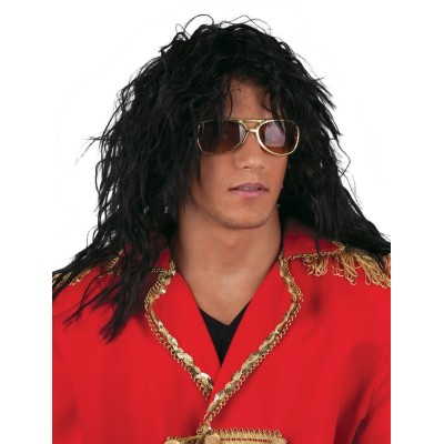 Paruka černá dlouhé vlasy