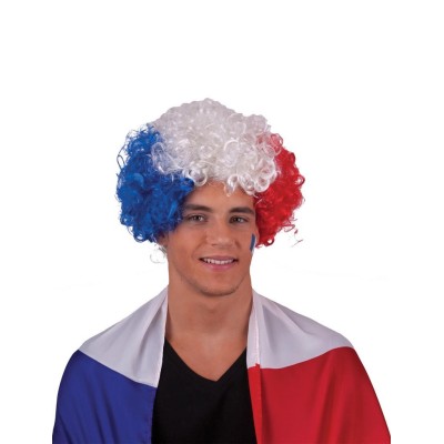 Paruka fanoušek fanda trikolora