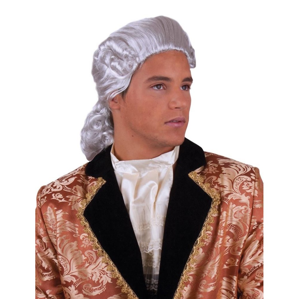 Paruka historická pánská baroko šlechtic