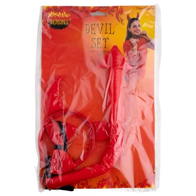 Sada čert rohy, motýlek, ocas