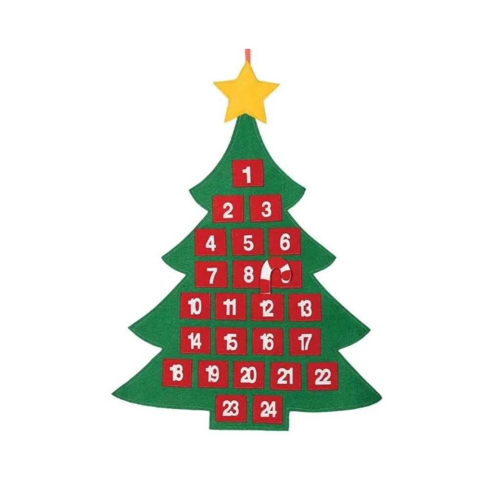 Adventní kalendář stromeček 70 x 55 cm