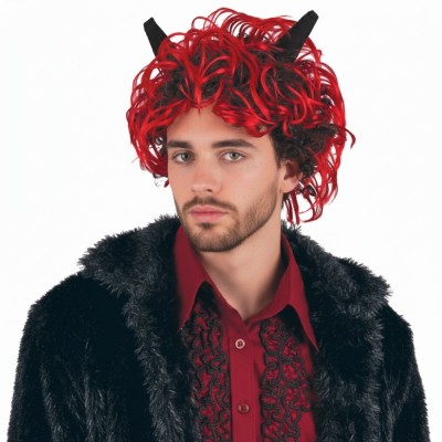 Čertovská paruka a rohy čert