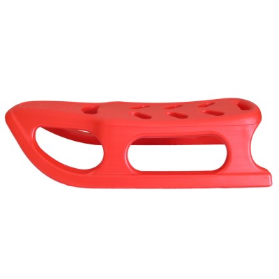 Plastové dětské sáňky o délce 92cm a nosností do 100Kg - červené