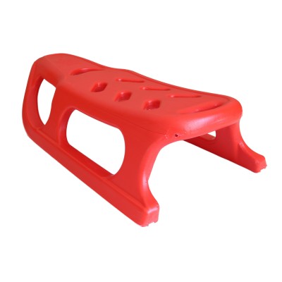 Plastové dětské sáňky o délce 92cm a nosností do 100Kg - červené