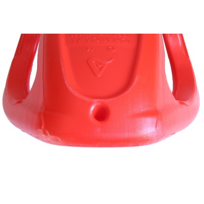 Plastové dětské sáňky o délce 92cm a nosností do 100Kg - červené