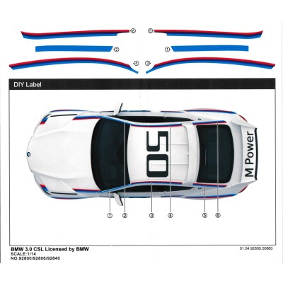 RC Model BMW 3.0 SCL 1:14 - 2.4GHz auto na dálkové ovládání