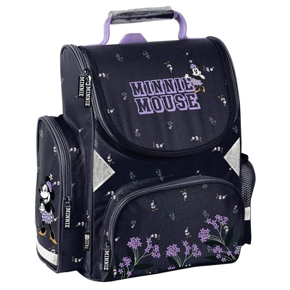 Školní batoh aktovka Minnie Mouse fialová