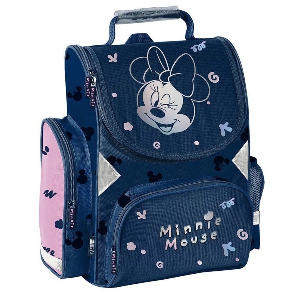 Školní batoh aktovka Minnie Mouse modrá