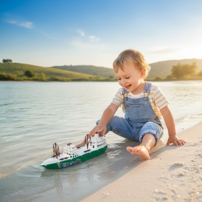 Parník Zachraňme Svět 40cm lodička do vody