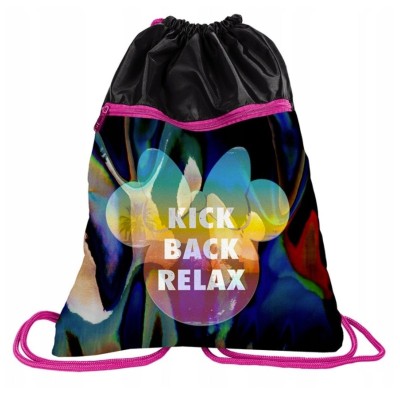 Batoh pytel vak s přední kapsou Minnie tmavý