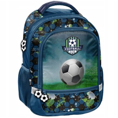 Školní batoh brašna Fotbal modrý