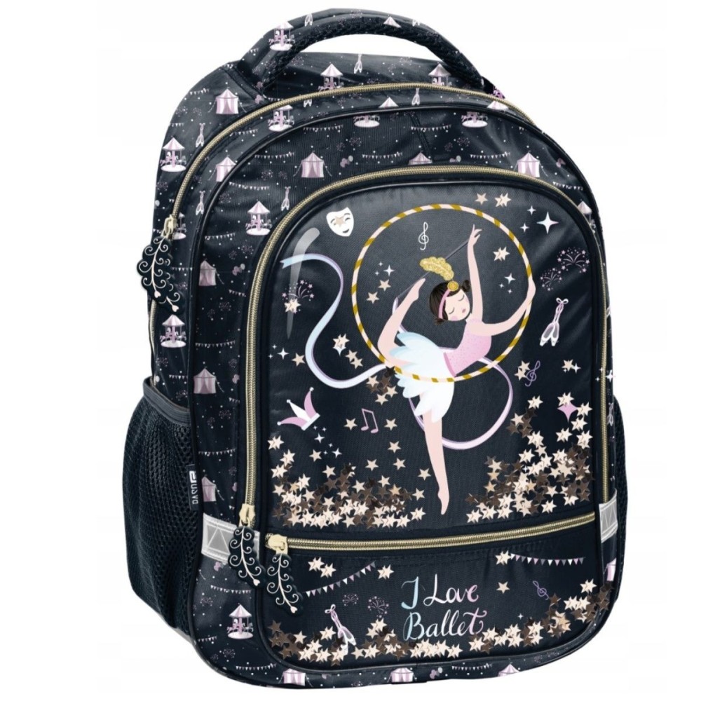 Školní batoh brašna Baletka s hvězdičkami