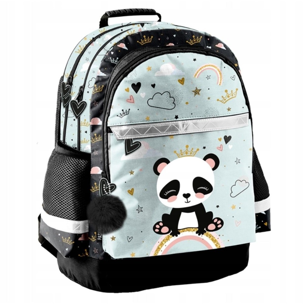 Školní batoh brašna Panda s korunkou