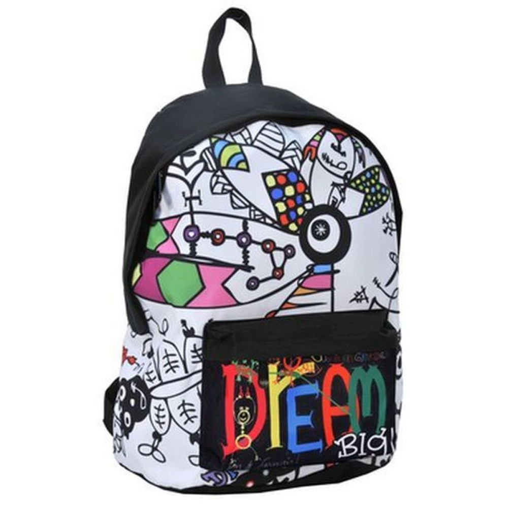 Batoh DREAM BIG bílý