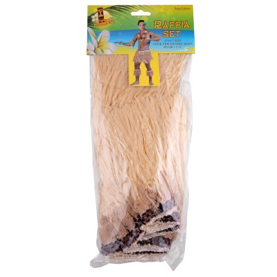 Sada havaj sukně, třásně na ruce a nohy