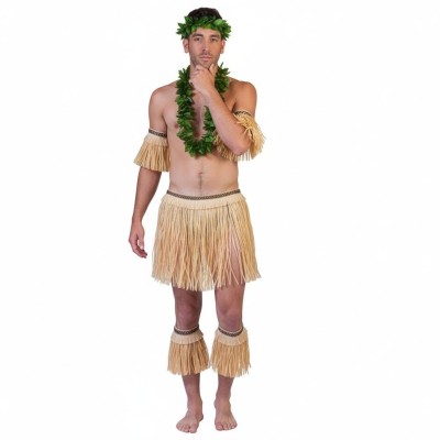 Sada havaj sukně, třásně na ruce a nohy