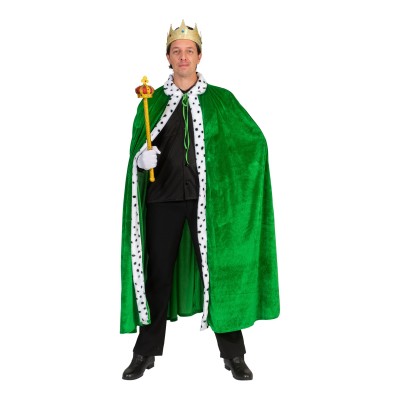 Karnevalový kostým Královský plášť zelený