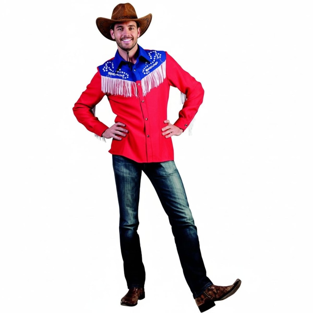 Pánský kostým Košile Kovboj 52-54 L