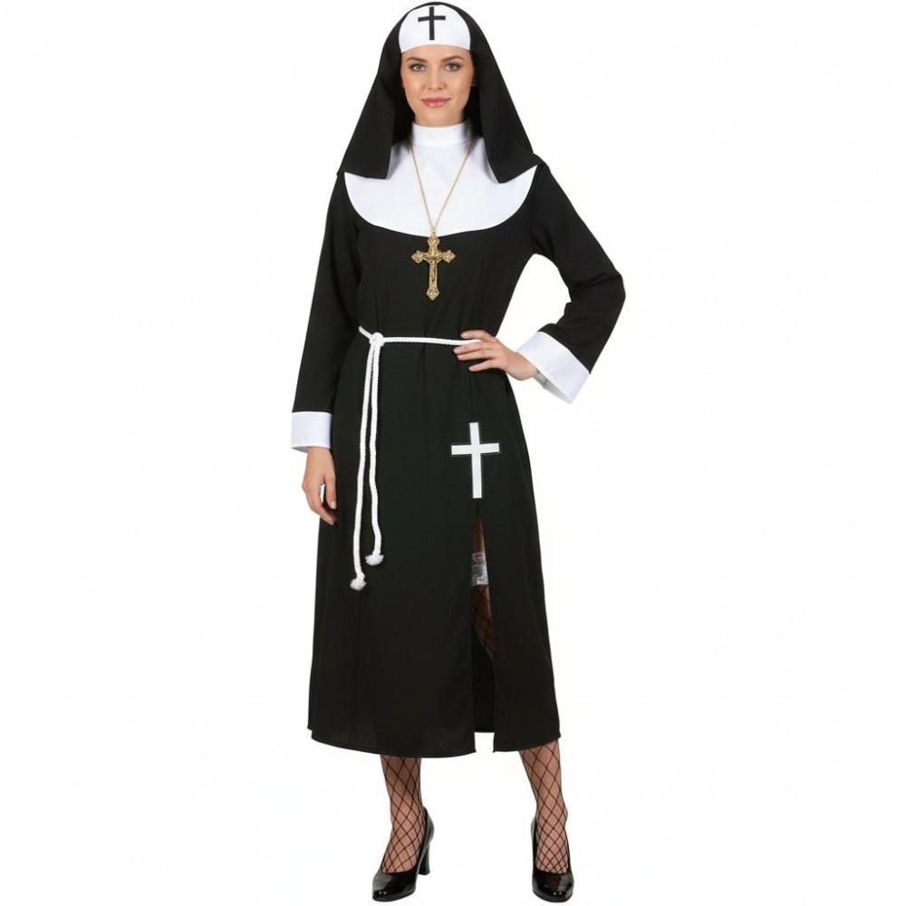 Dámský kostým Jeptiška sestra Frederika 40-42 M