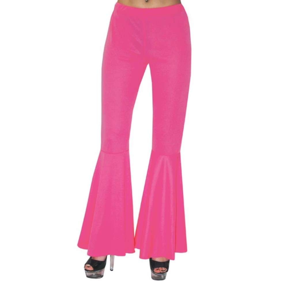 Dámský kostým Zvonové kalhoty růžové 40-42 M