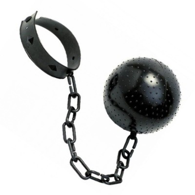 Plastová koule na nohu s řetězem 60cm