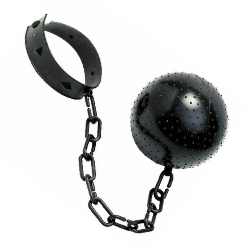 Plastová koule na nohu s řetězem 60cm