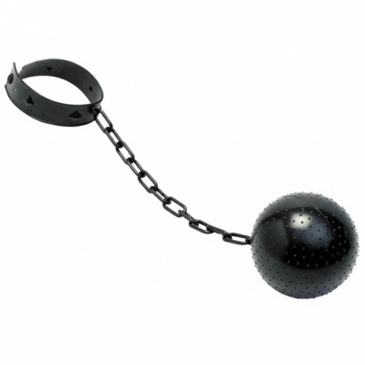 Plastová koule na nohu s řetězem 60cm