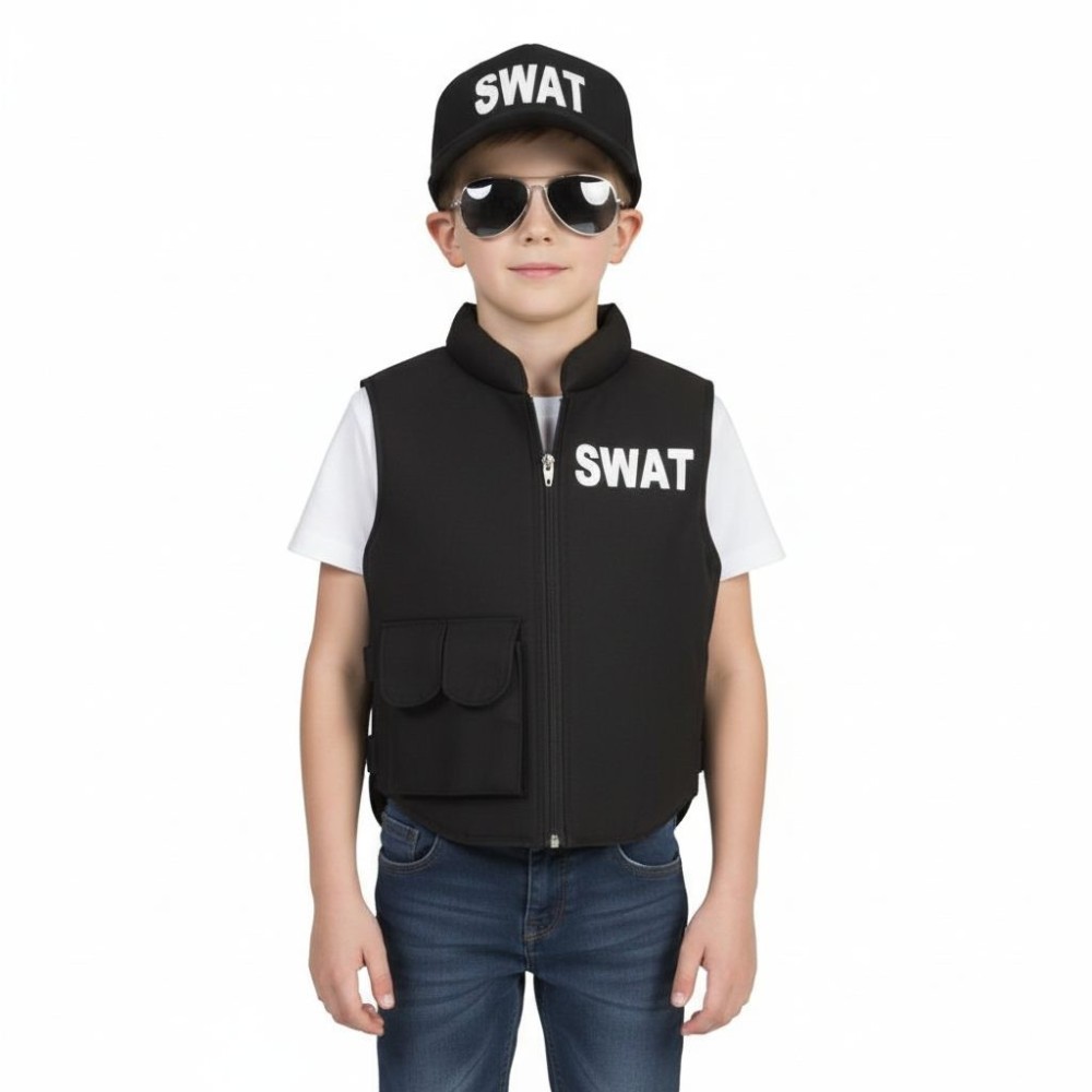 Dětský kostým Policie SWAT vesta 116