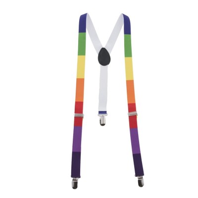 Šle kšandy pruhované duhové